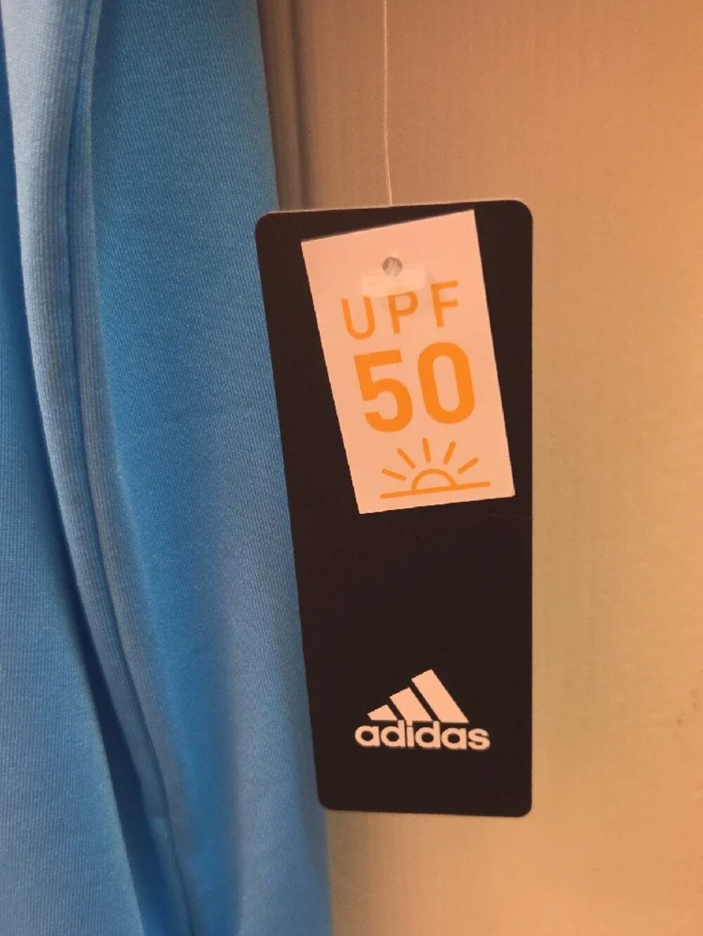 adidas Light Blue UPF 50 Men’s Golf Polo Shirt - NWT